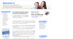 Desktop Screenshot of basisrenten.com