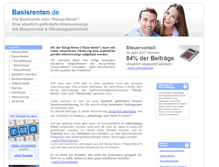 Tablet Screenshot of basisrenten.com